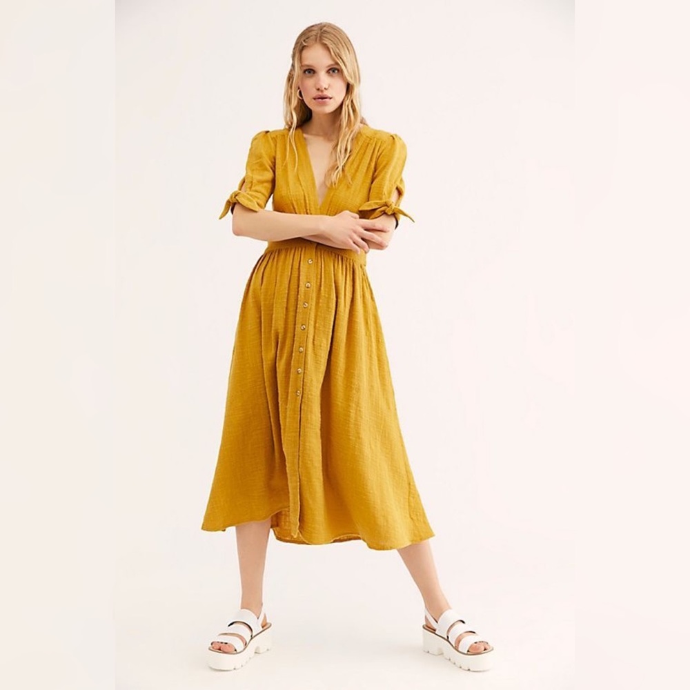 Free people- Love of my life midi dress